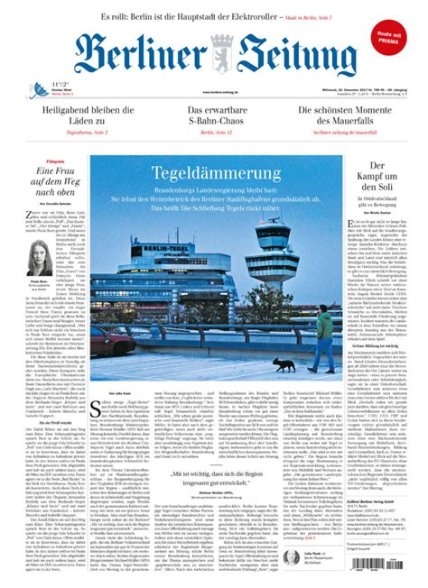 Berliner Tageszeitung .